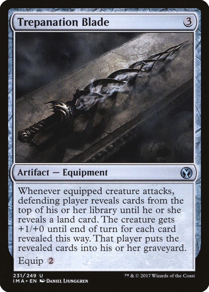 Trepanation Blade [Iconic Masters] Magic: The Gathering