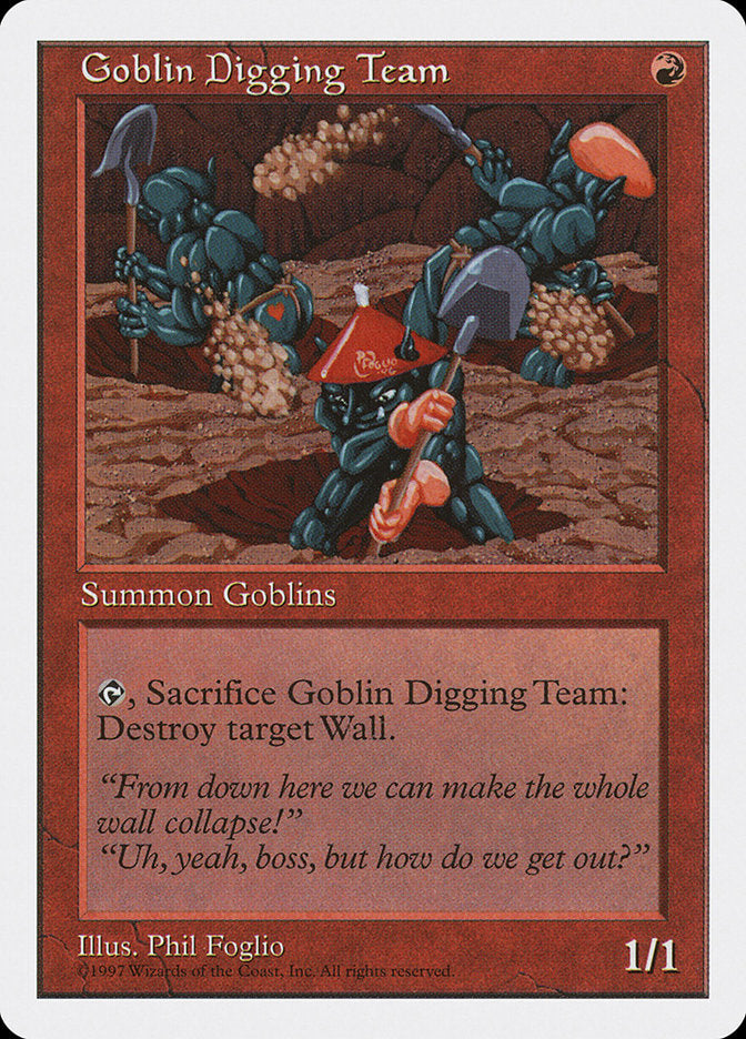 Goblin Digging Team [Fifth Edition] Magic: The Gathering