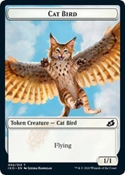 Cat Bird // Human Soldier (003) Double-Sided Token [Ikoria: Lair of Behemoths Tokens] Magic: The Gathering