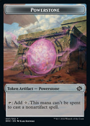 Powerstone // Elemental Double-Sided Token [The Brothers' War Tokens] Magic: The Gathering