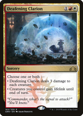 Deafening Clarion [Guilds of Ravnica] Magic: The Gathering