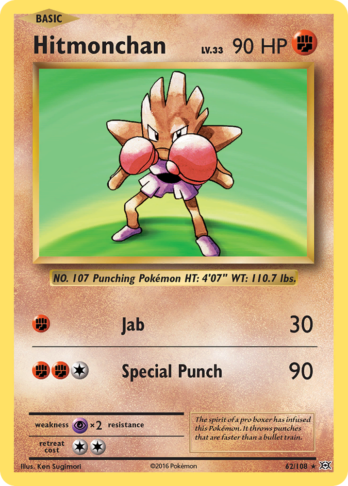Hitmonchan (62/108) [XY: Evolutions] Pokémon