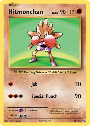 Hitmonchan (62/108) [XY: Evolutions] Pokémon