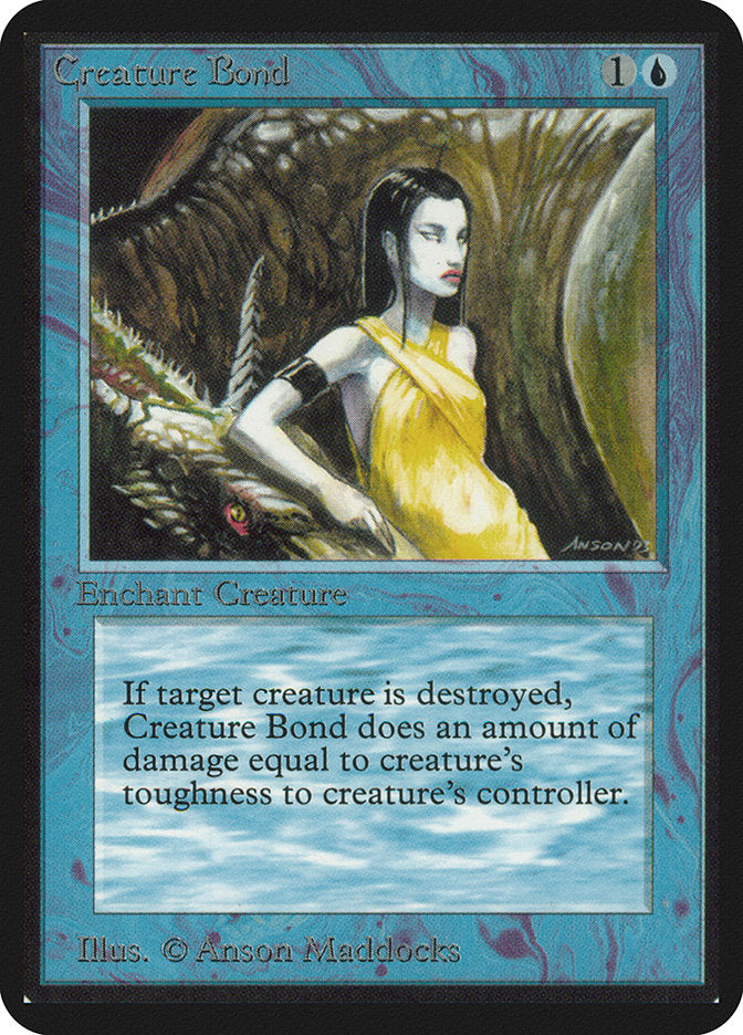 Creature Bond [Alpha Edition] Magic: The Gathering