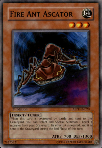 Fire Ant Ascator [ABPF-EN020] Common Yu-Gi-Oh!