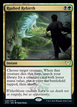 Rushed Rebirth [Strixhaven: School of Mages] Magic: The Gathering