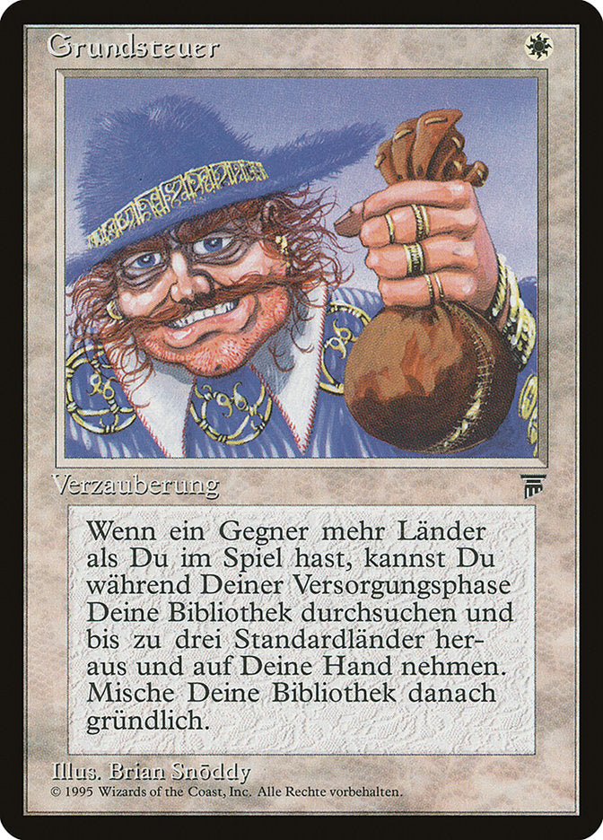 Land Tax (German) - "Grundsteuer" [Renaissance] Magic: The Gathering