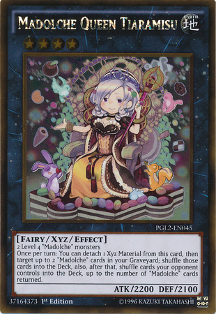 Madolche Queen Tiaramisu [PGL2-EN045] Gold Rare Yu-Gi-Oh!