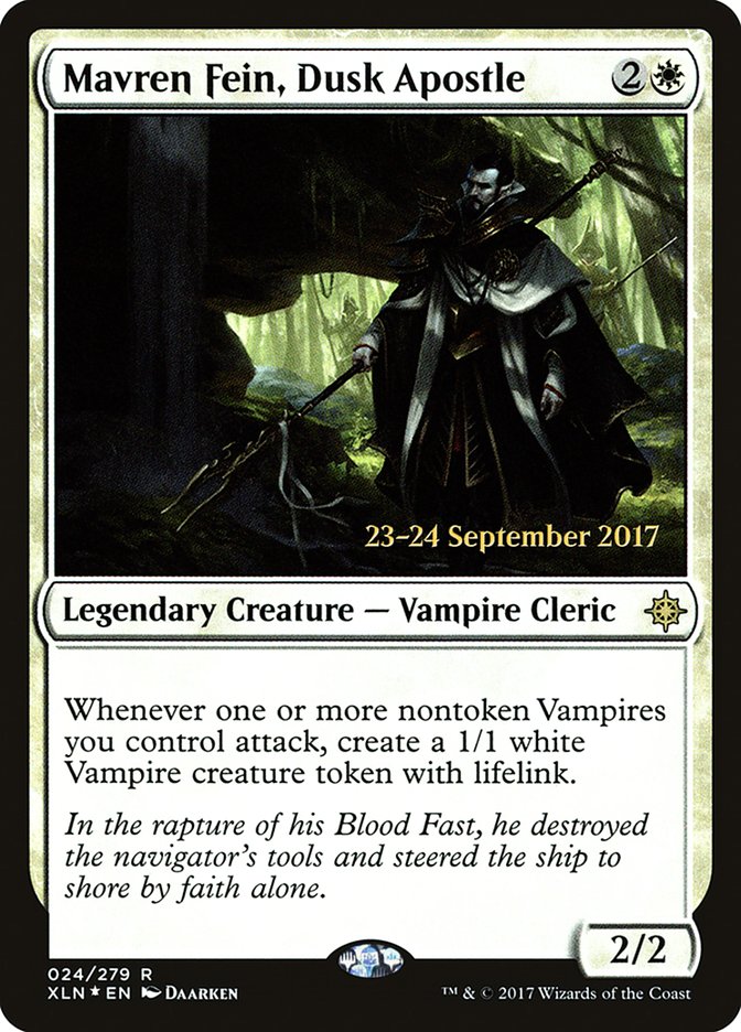 Mavren Fein, Dusk Apostle [Ixalan Prerelease Promos] Magic: The Gathering