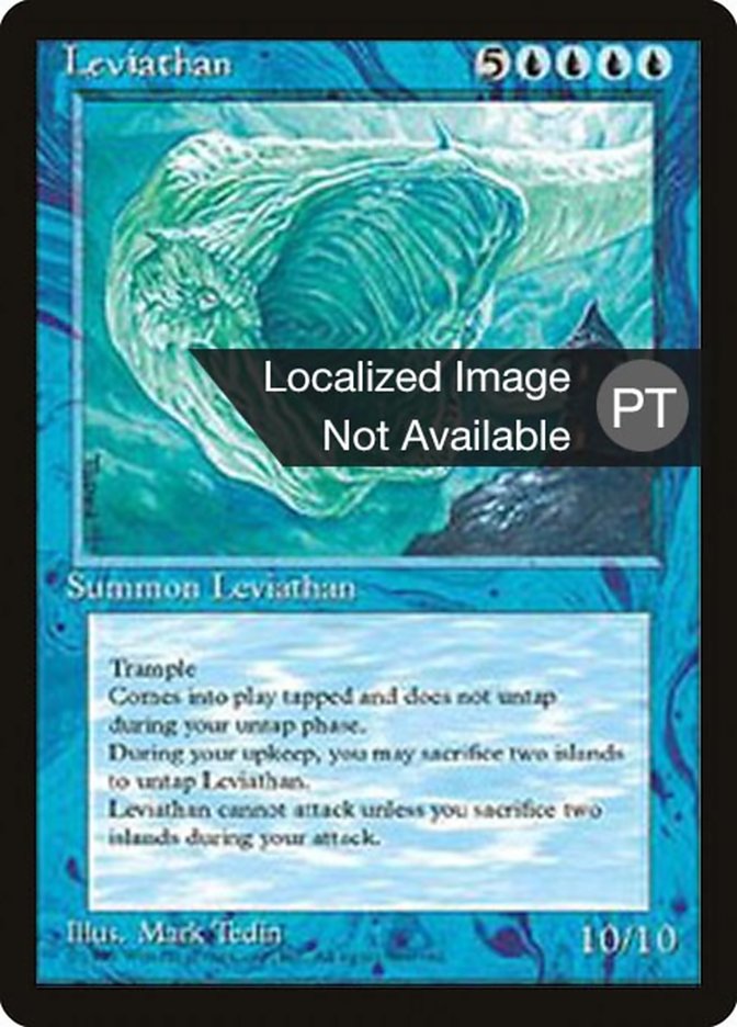 Leviathan [Fourth Edition (Foreign Black Border)] Magic: The Gathering