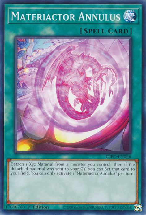 Materiactor Annulus [DIFO-EN066] Common Yu-Gi-Oh!