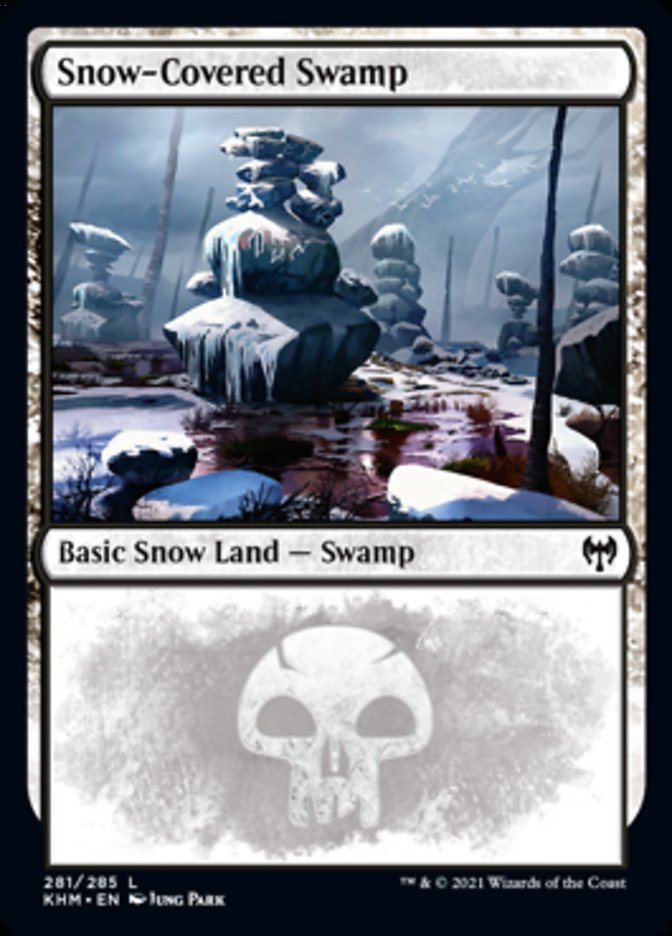 Snow-Covered Swamp (281) [Kaldheim] Magic: The Gathering