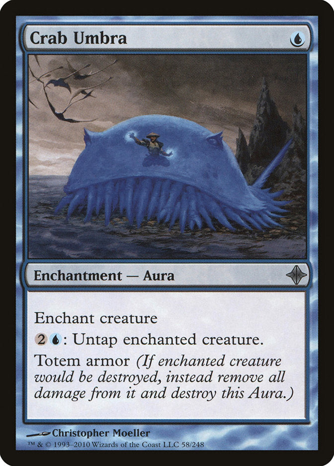 Crab Umbra [Rise of the Eldrazi] Magic: The Gathering