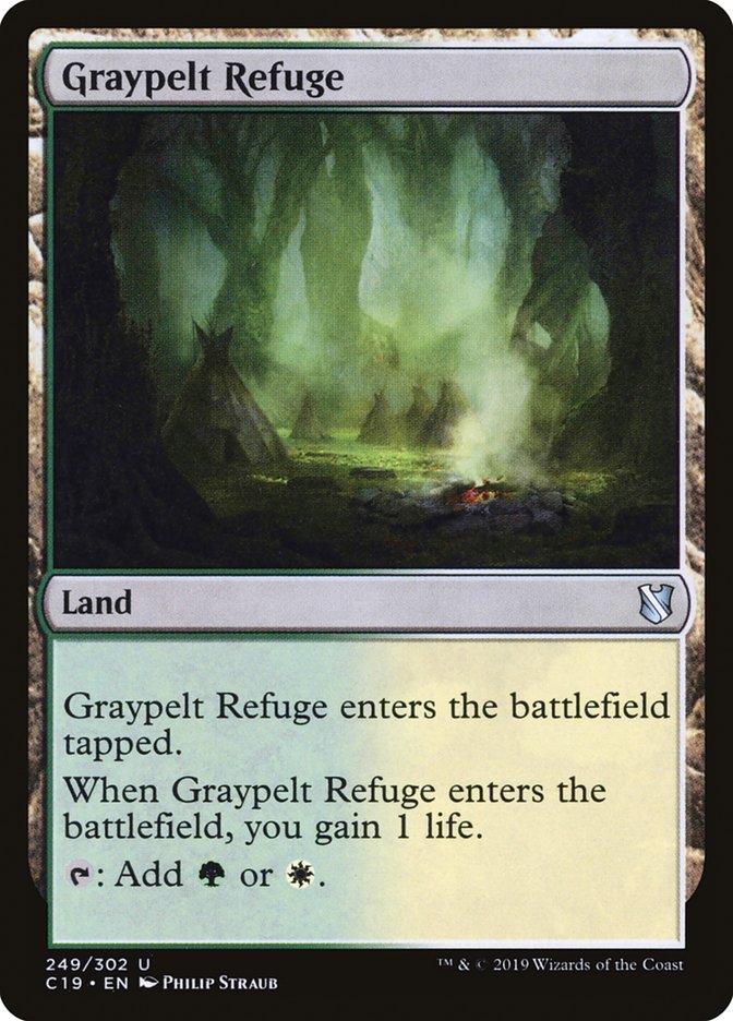 Graypelt Refuge [Commander 2019] Magic: The Gathering