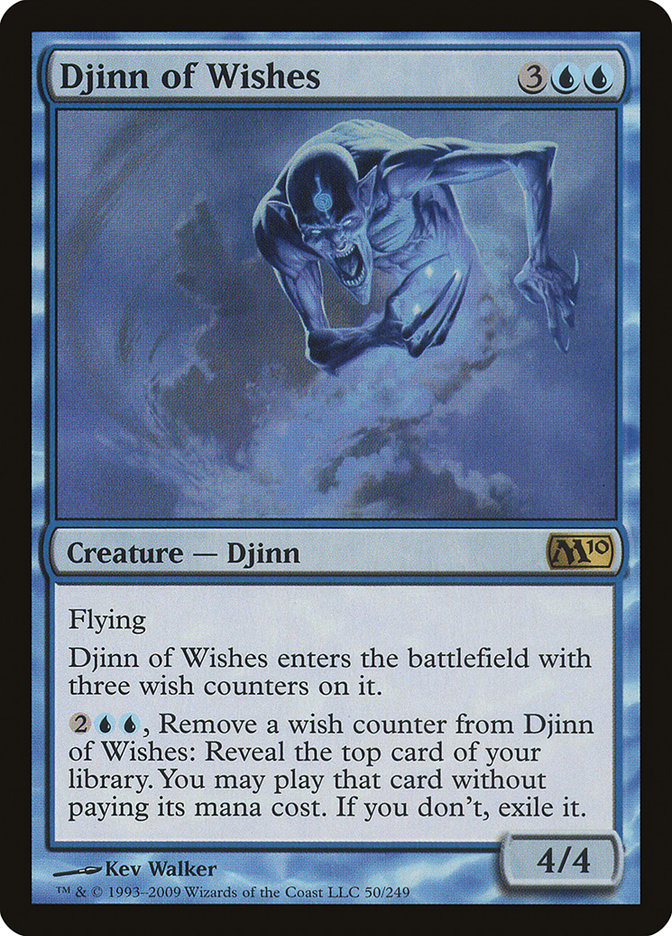 Djinn of Wishes [Magic 2010] Magic: The Gathering
