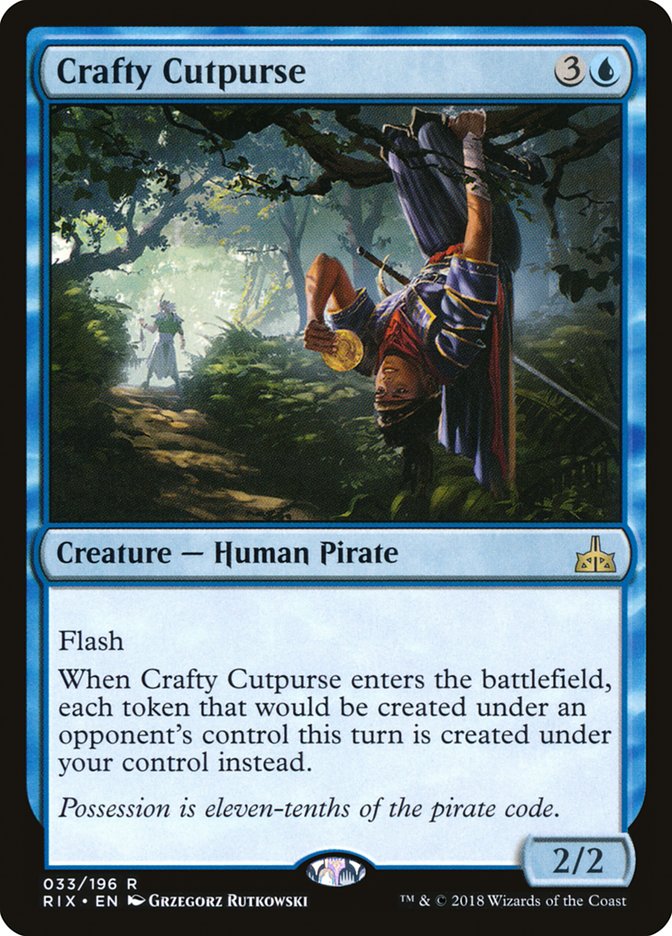 Crafty Cutpurse [Rivals of Ixalan] Magic: The Gathering