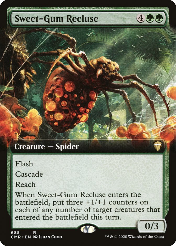 Sweet-Gum Recluse (Extended Art) [Commander Legends] Magic: The Gathering