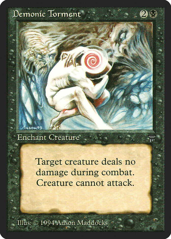 Demonic Torment [Legends] Magic: The Gathering