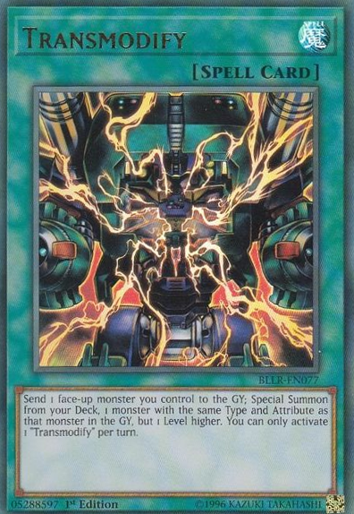 Transmodify [BLLR-EN077] Ultra Rare Yu-Gi-Oh!