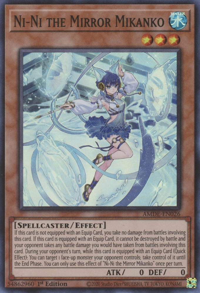 Ni-Ni the Mirror Mikanko [AMDE-EN026] Super Rare Yu-Gi-Oh!