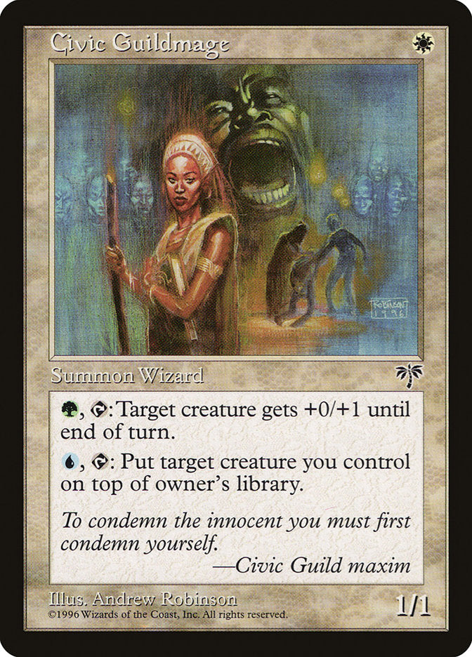 Civic Guildmage [Mirage] Magic: The Gathering