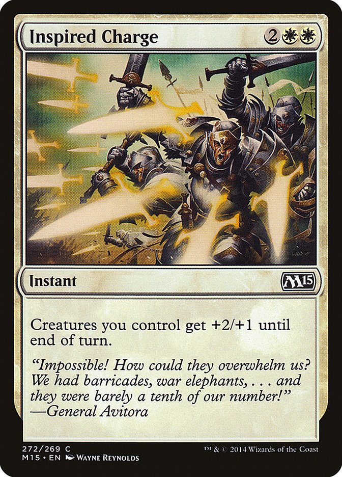Inspired Charge [Magic 2015] Magic: The Gathering