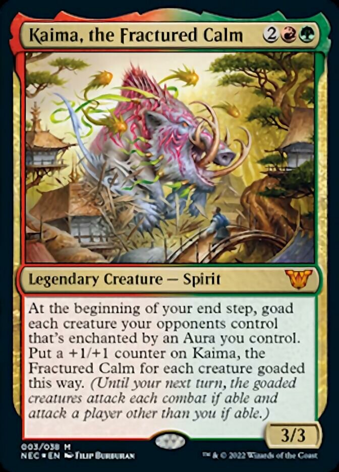 Kaima, the Fractured Calm [Kamigawa: Neon Dynasty Commander] Magic: The Gathering