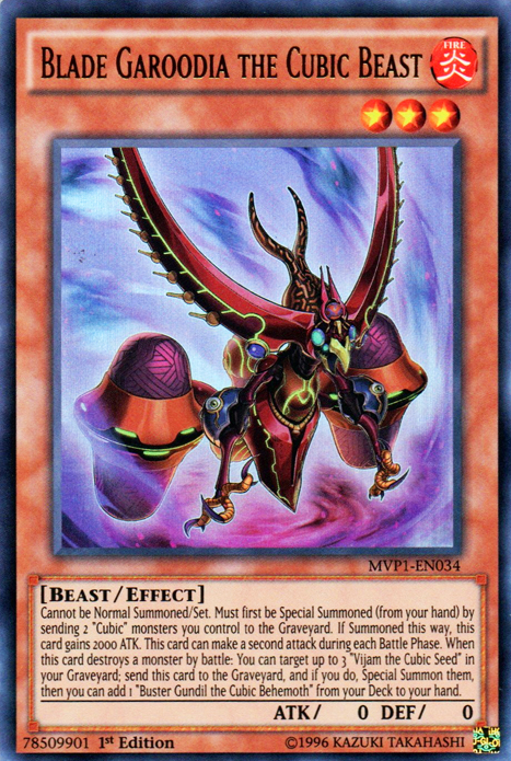 Blade Garoodia the Cubic Beast [MVP1-EN034] Ultra Rare Yu-Gi-Oh!