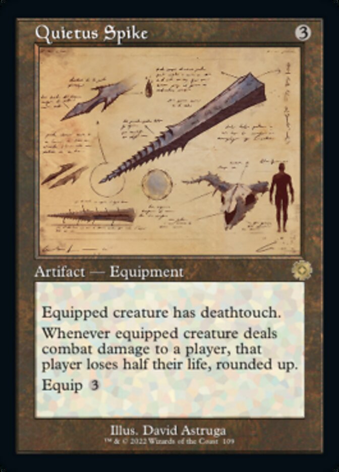 Quietus Spike (Retro Schematic) [The Brothers' War Retro Artifacts] Magic: The Gathering