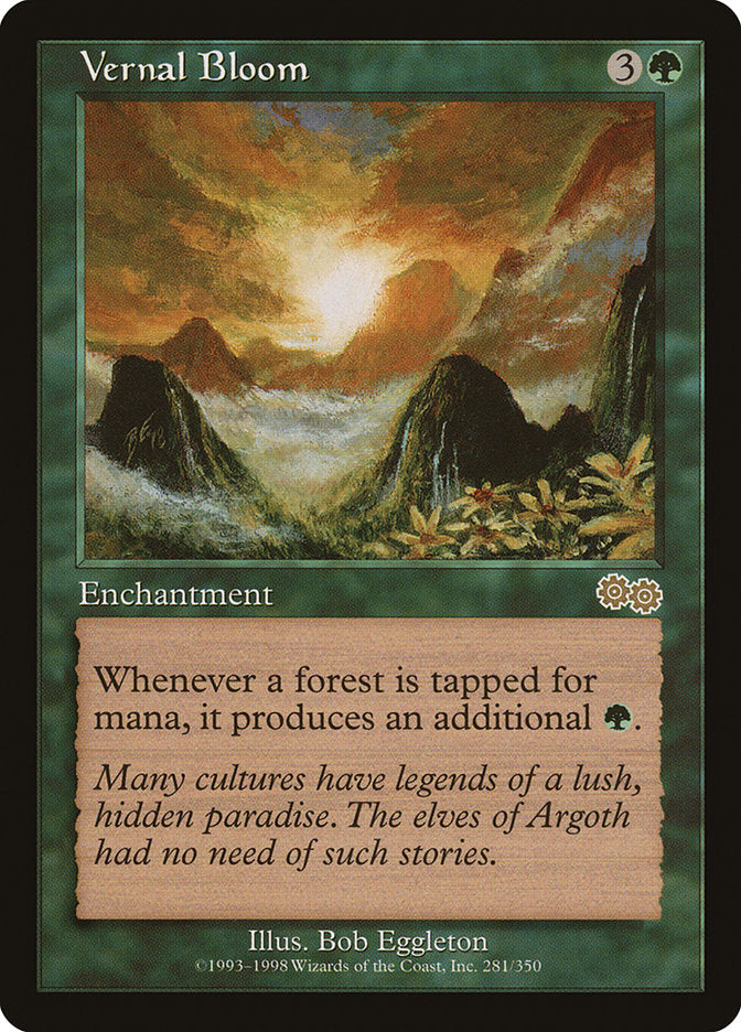 Vernal Bloom [Urza's Saga] Magic: The Gathering