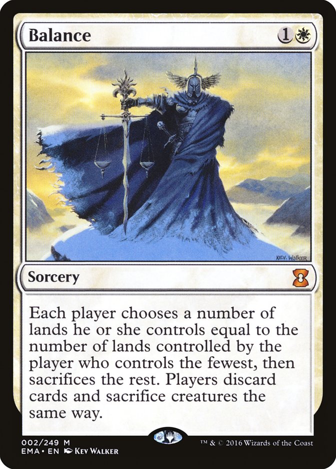 Balance [Eternal Masters] Magic: The Gathering