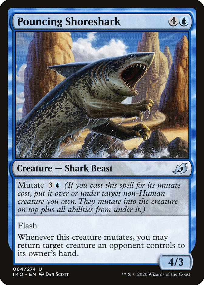 Pouncing Shoreshark [Ikoria: Lair of Behemoths] Magic: The Gathering