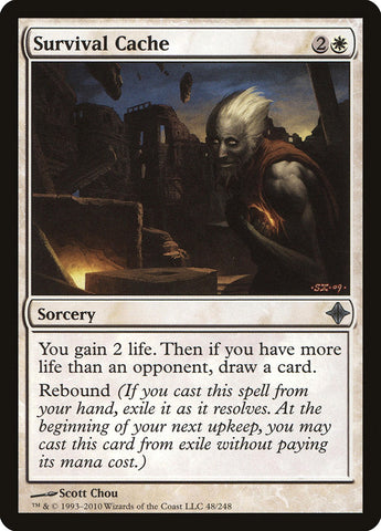 Survival Cache [Rise of the Eldrazi] Magic: The Gathering