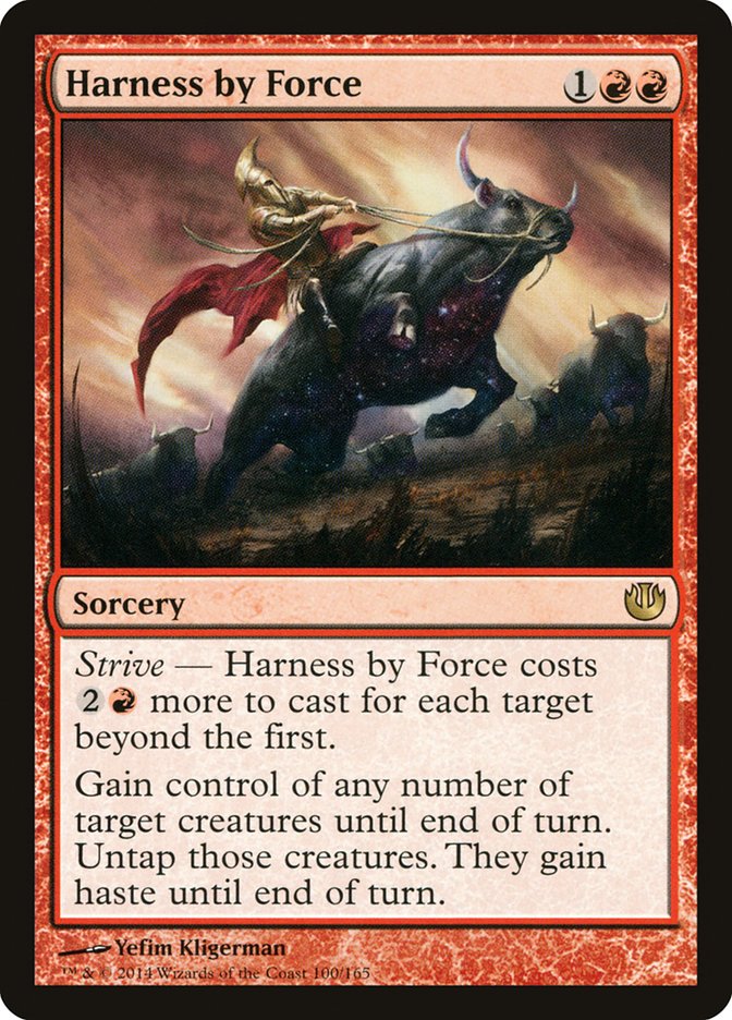 Harness by Force [Journey into Nyx] Magic: The Gathering