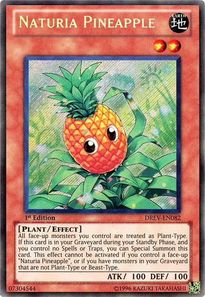Naturia Pineapple [DREV-EN082] Secret Rare Yu-Gi-Oh!
