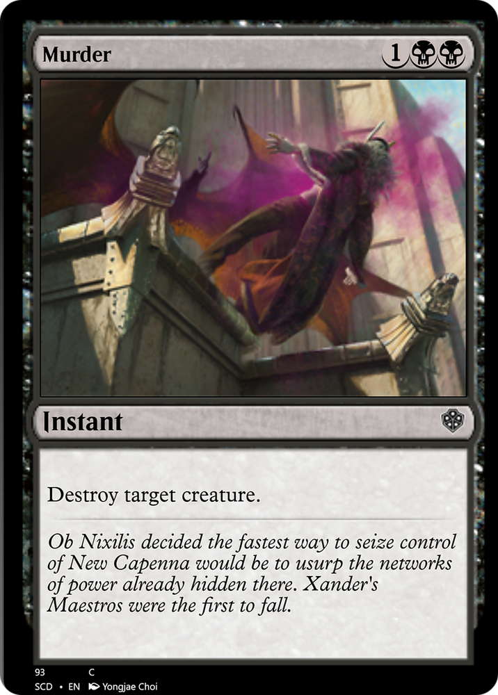 Murder [Starter Commander Decks] Magic: The Gathering