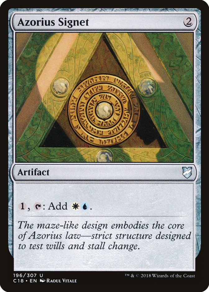 Azorius Signet [Commander 2018] Magic: The Gathering