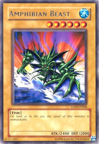 Amphibian Beast [LON-EN008] Rare Yu-Gi-Oh!