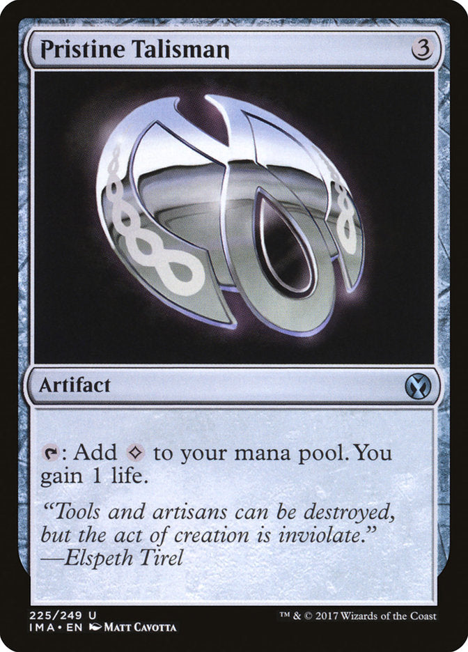 Pristine Talisman [Iconic Masters] Magic: The Gathering