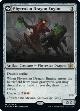 Phyrexian Dragon Engine [The Brothers' War] Magic: The Gathering