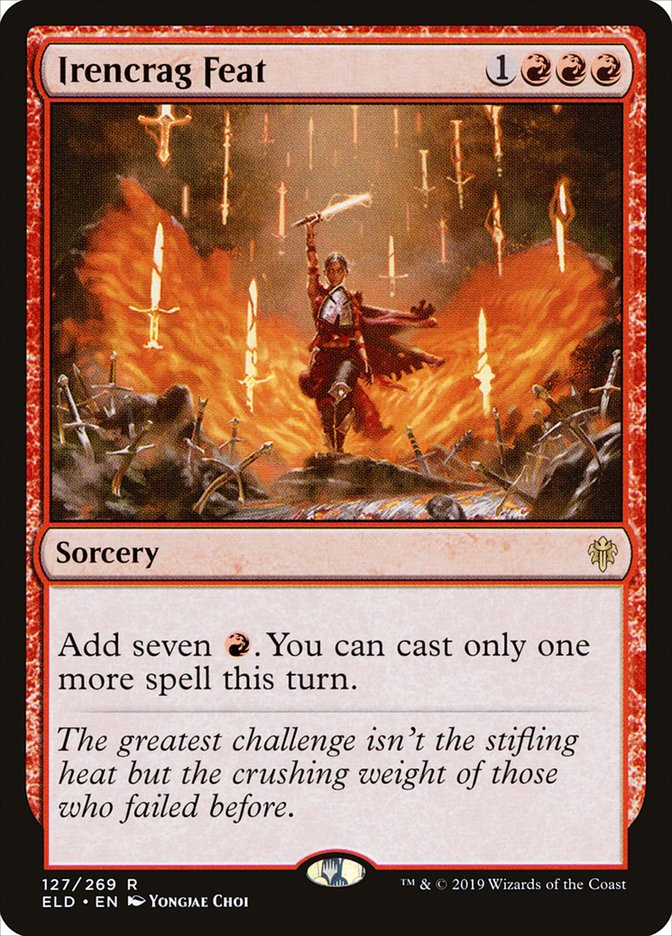 Irencrag Feat [Throne of Eldraine] Magic: The Gathering