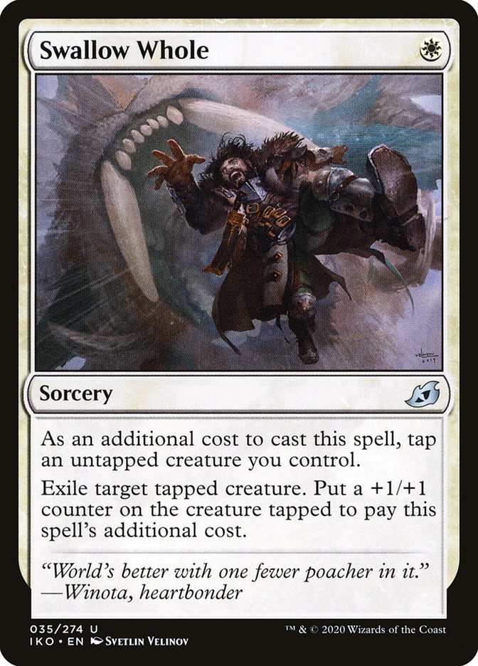 Swallow Whole [Ikoria: Lair of Behemoths] Magic: The Gathering