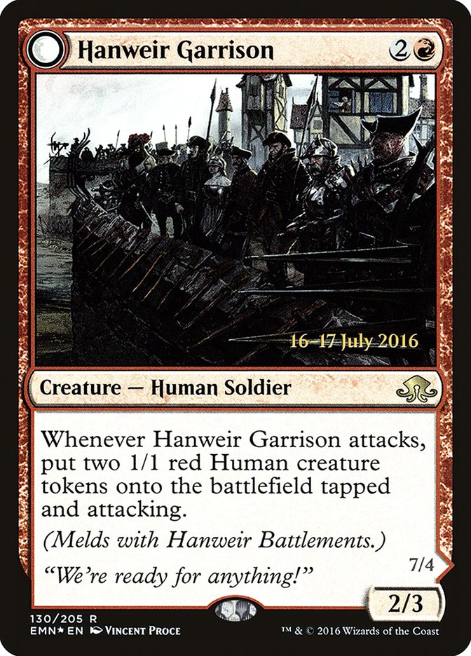 Hanweir Garrison [Eldritch Moon Prerelease Promos] Magic: The Gathering