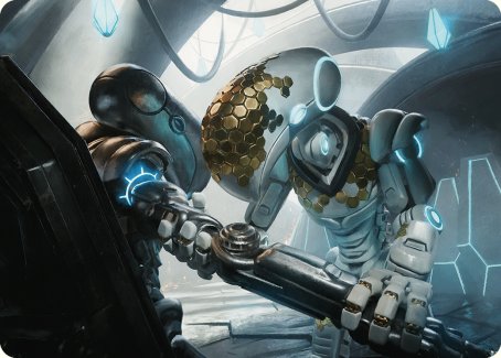 Myr Kinsmith Art Card [Phyrexia: All Will Be One Art Series] Magic: The Gathering