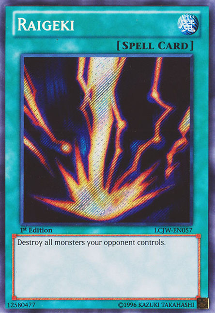 Raigeki [LCJW-EN057] Secret Rare Yu-Gi-Oh!