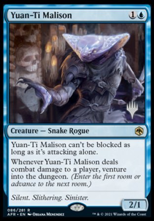 Yuan-Ti Malison (Promo Pack) [Dungeons & Dragons: Adventures in the Forgotten Realms Promos] Magic: The Gathering