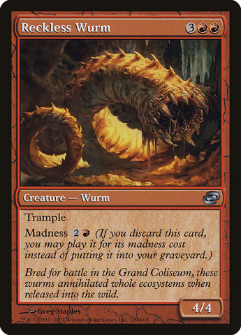 Reckless Wurm [Planar Chaos] Magic: The Gathering