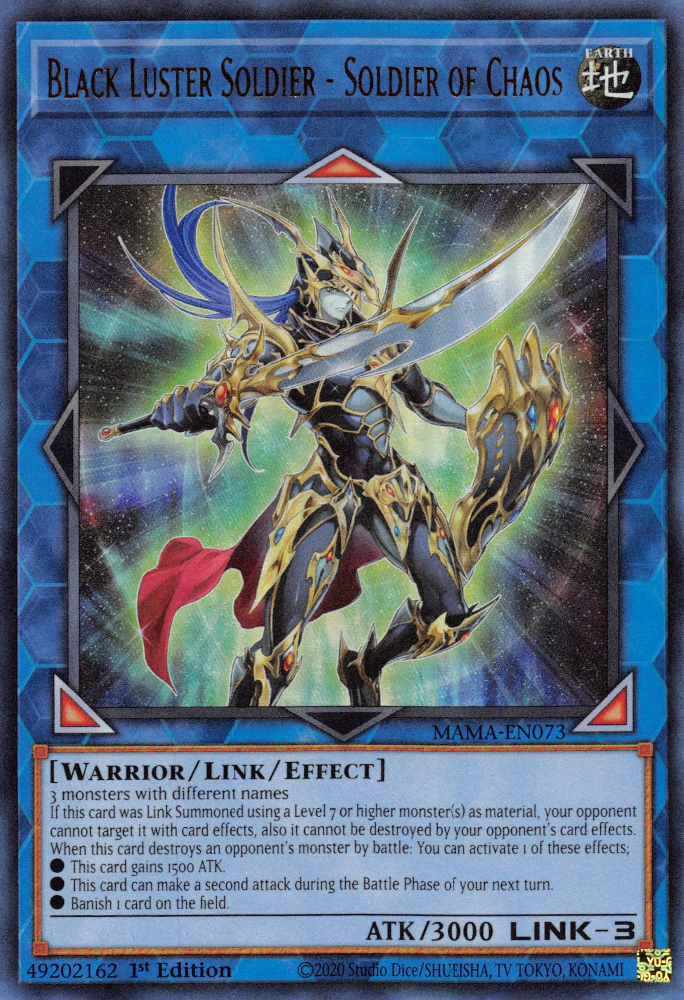 Black Luster Soldier - Soldier of Chaos [MAMA-EN073] Ultra Rare Yu-Gi-Oh!