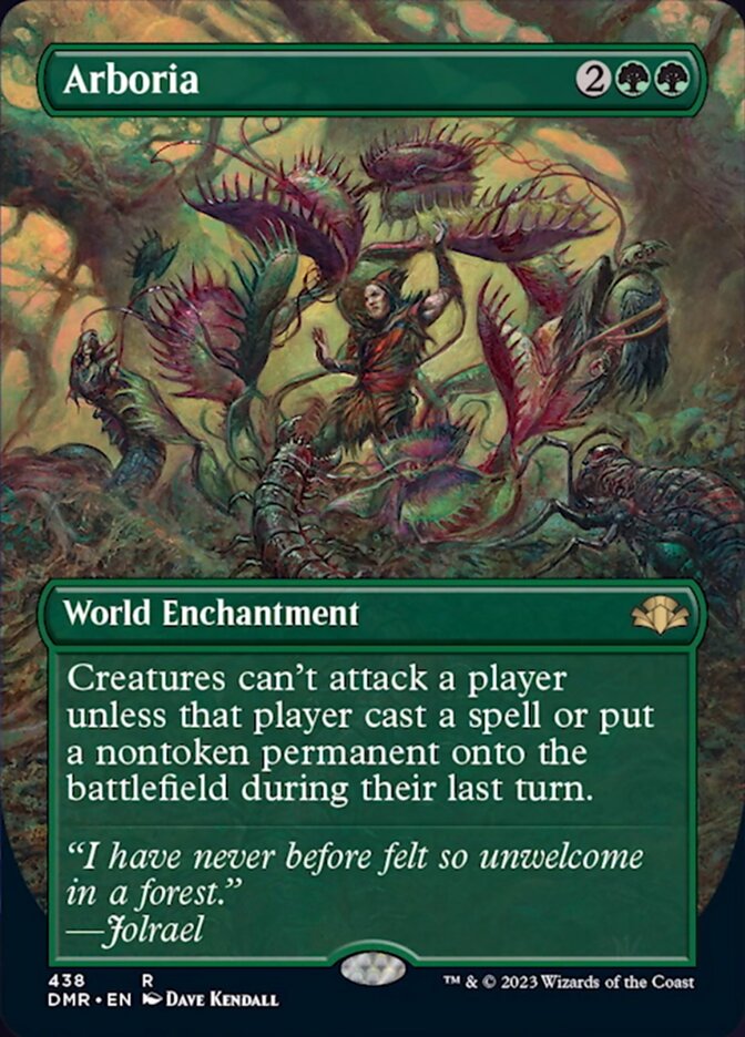Arboria (Borderless Alternate Art) [Dominaria Remastered] Magic: The Gathering