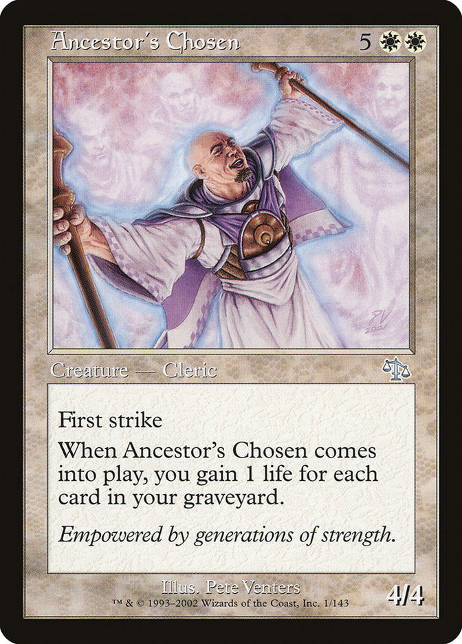 Ancestor's Chosen [Judgment] Magic: The Gathering